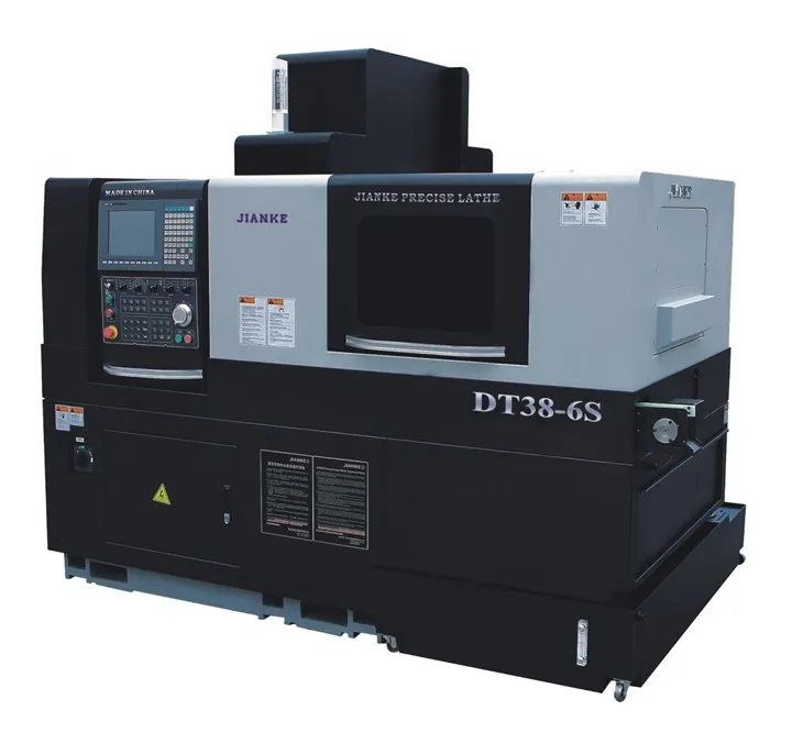 DT38-6S Double Spindle 6axis Swiss CNC Lathe Machine